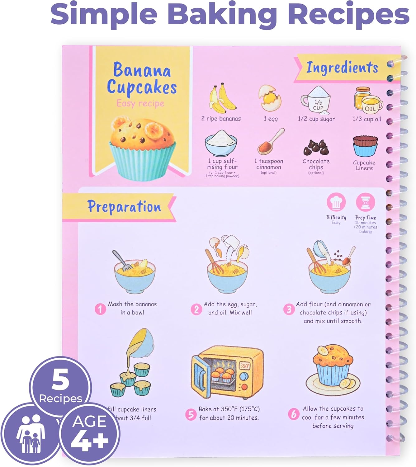 BSCOOL - Drawing, Coloring & Activity Book: Play and Bake with Stickers, Guides and Recipes. Dress Up Your Cake Deisign for Kids 5 and Up.