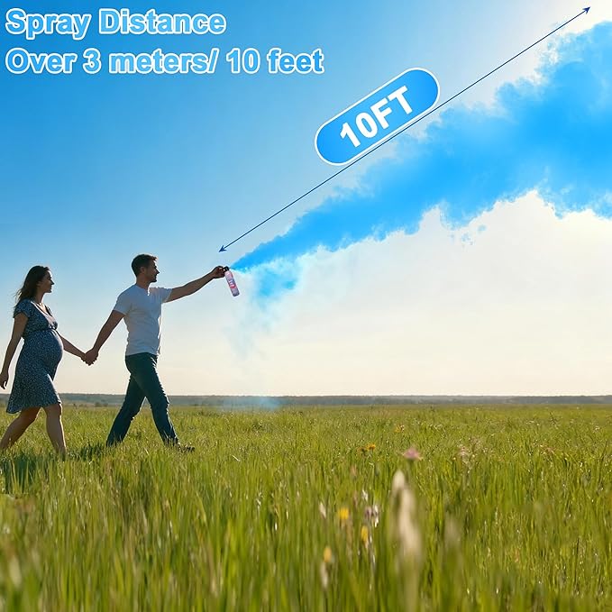 2 Pack Gender Reveal Smoke Bombs – Blue Color Blasters Powder Spray for Baby Boy Shower Parties, Weddings Decorations, Outdoor Celebrations – Long-Lasting Vibrant Smoke for Photos & Videos