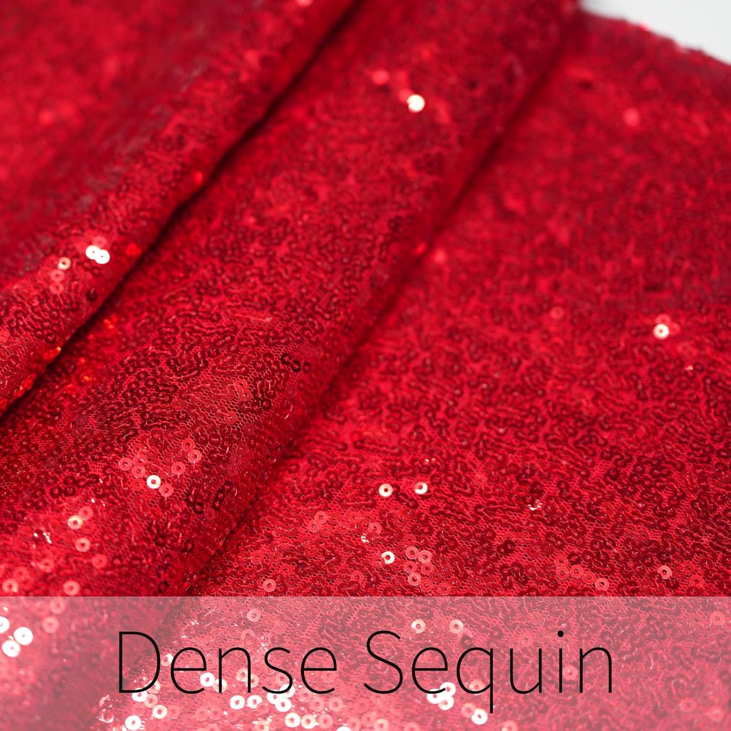12x108 inch Red Sequin Table Runner Sparkly Glitter Table Linens 6 Packs for Party Decorations Wedding Birthday Baby Shower Engagement Anniversary