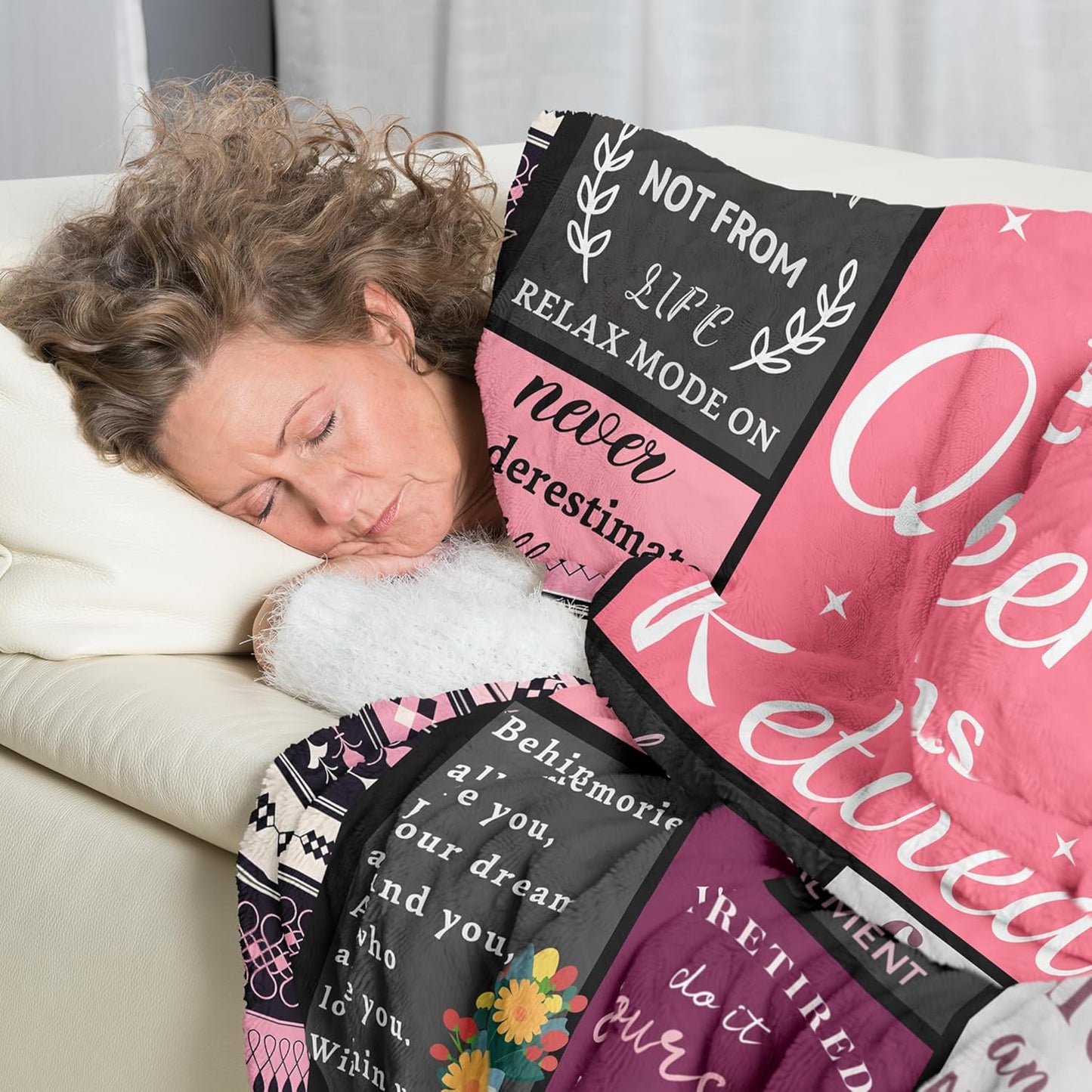 Best Retirement Gifts for Women 2025, Cool Retirement Gifts Ideas, Retired Gifts for Women, Goodbye Farewell Gifts for Coworkers, Coworker Leaving Gift Blanket 60”X50”