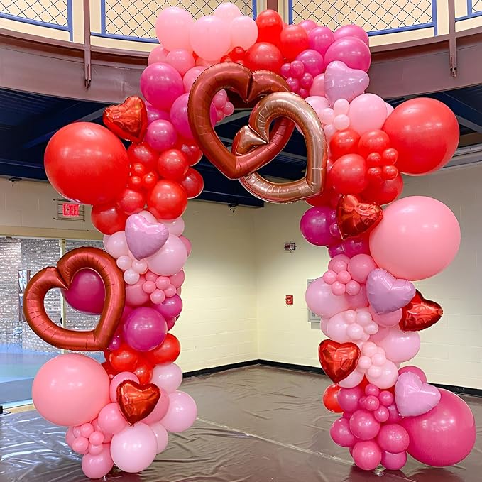 110pcs Hot Pink Balloons 12inch Dark Pink Latex Party Balloons for Graduation, Wedding, Birthday, Princess Theme Party, Valentine's Day, Baby Shower, Anniversary Party Decorations