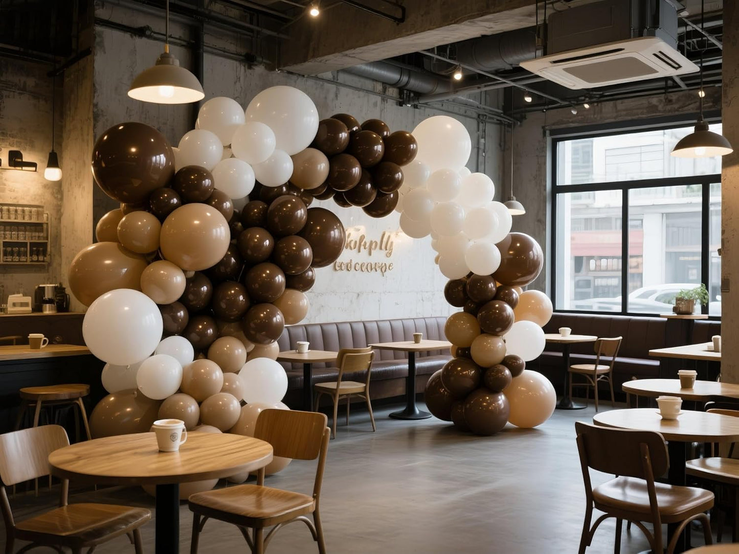 Dark Brown Balloons 145pcs Different Sizes 18 12 10 5 Inch Boho Brown Garland Arch Kit Latex Balloon for Birthday Party Graduation Wedding Anniversary Baby Shower Decoration