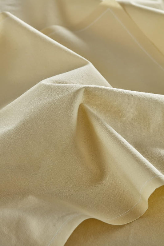 My Drap Cotton Cocktail Napkins On A Roll, Tear & Serve, Pastel Yellow (Small 4.5x4.5 Inch) 50 Luxury Disposable Bar Napkins, Perfect For Serving Drinks & Cocktails, Elevating Your Parties & Events.