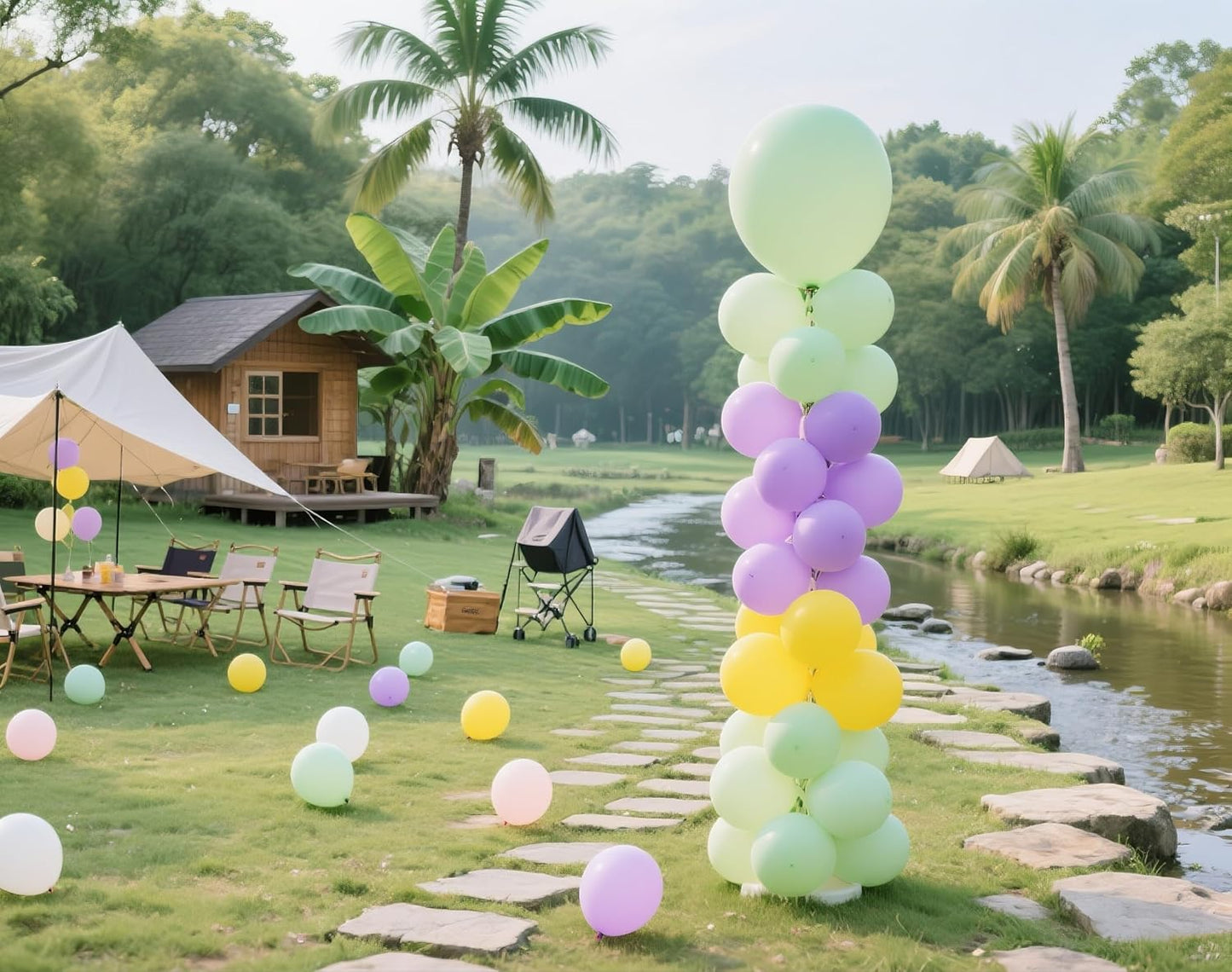 Pastel Green Balloons 145pcs Different Sizes 18 12 10 5 Inches Mint Green Latex Balloon Garland Arch for Birthday Baby Shower Wedding Anniversary Graduation Party Decorations