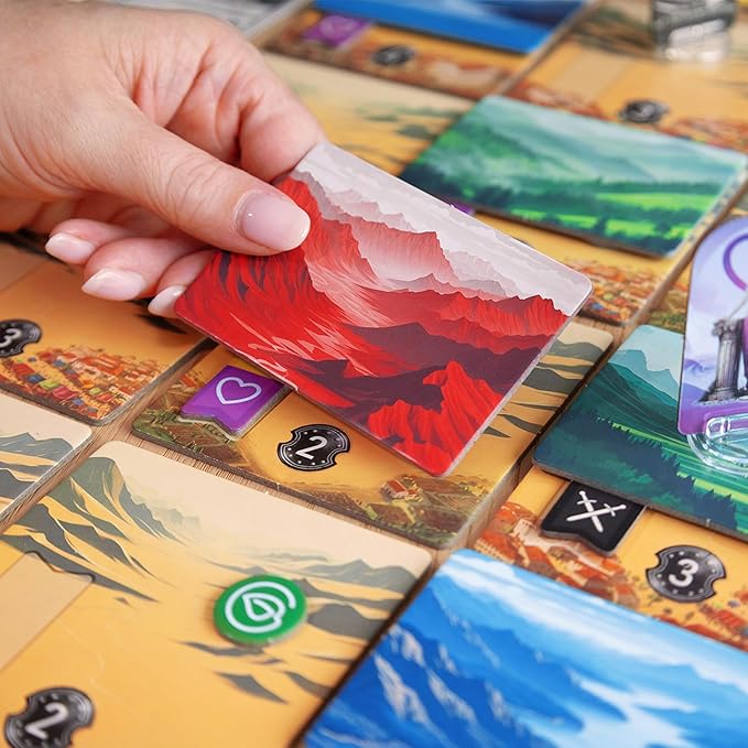 Pantheum: Demigods of Olympia Board Game | Greek Mythology Strategy Game for 1–4 Players | Ages 12+ | 45–60 Min Playtime | Great Board Games for Family Night | Base Game