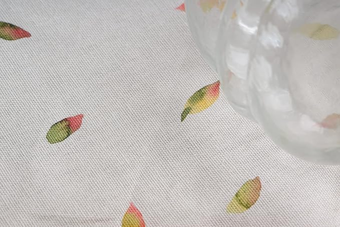 Maison d' Hermine Table Cloth Rectangle Table 100% Cotton 54 x 72 Inches Fall Tablecloth Reusable Everyday Use for Thanksgiving Christmas Decorations Dining Farmhouse Party (Pumpkin Passion)