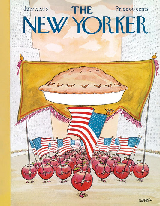 New York Puzzle Company - New Yorker Apple Pie Parade Mini - 100 Piece Jigsaw Puzzle for Adults by Robert Weber