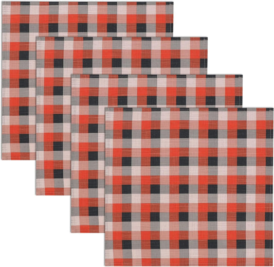 RUVANTI Cloth Napkins Set of 6 Cotton 100%, 18x18 Inches Napkins Cloth Washable, Soft, Absorbent. Cotton Napkins for Parties, Christmas, Thanksgiving, Weddings, Dinner Napkins Cloth - Play Box