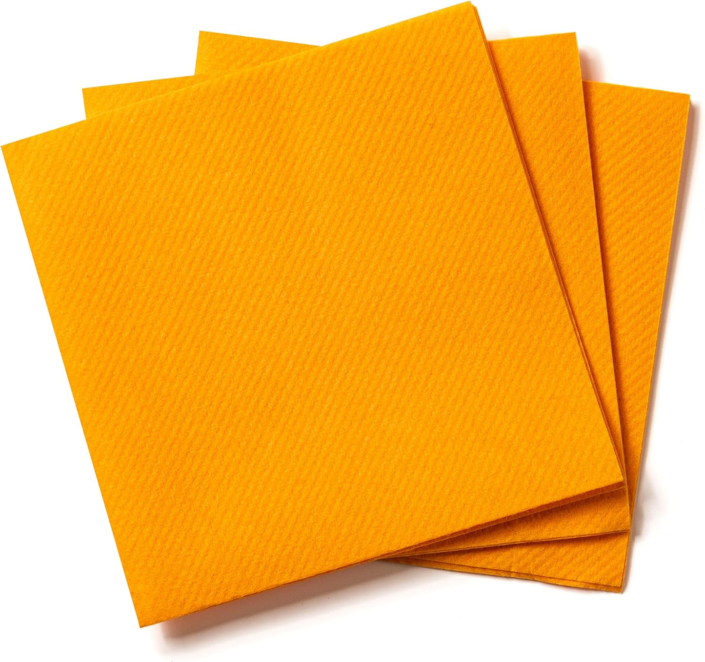 AH AMERICAN HOMESTEAD Paper Cocktail Napkins - Linen-Like Disposable Beverage Bar Napkins 4.75" x 4.75" - Bulk Square Napkins - Ideal for Party or Wedding (Orange/Curry -100 Count)