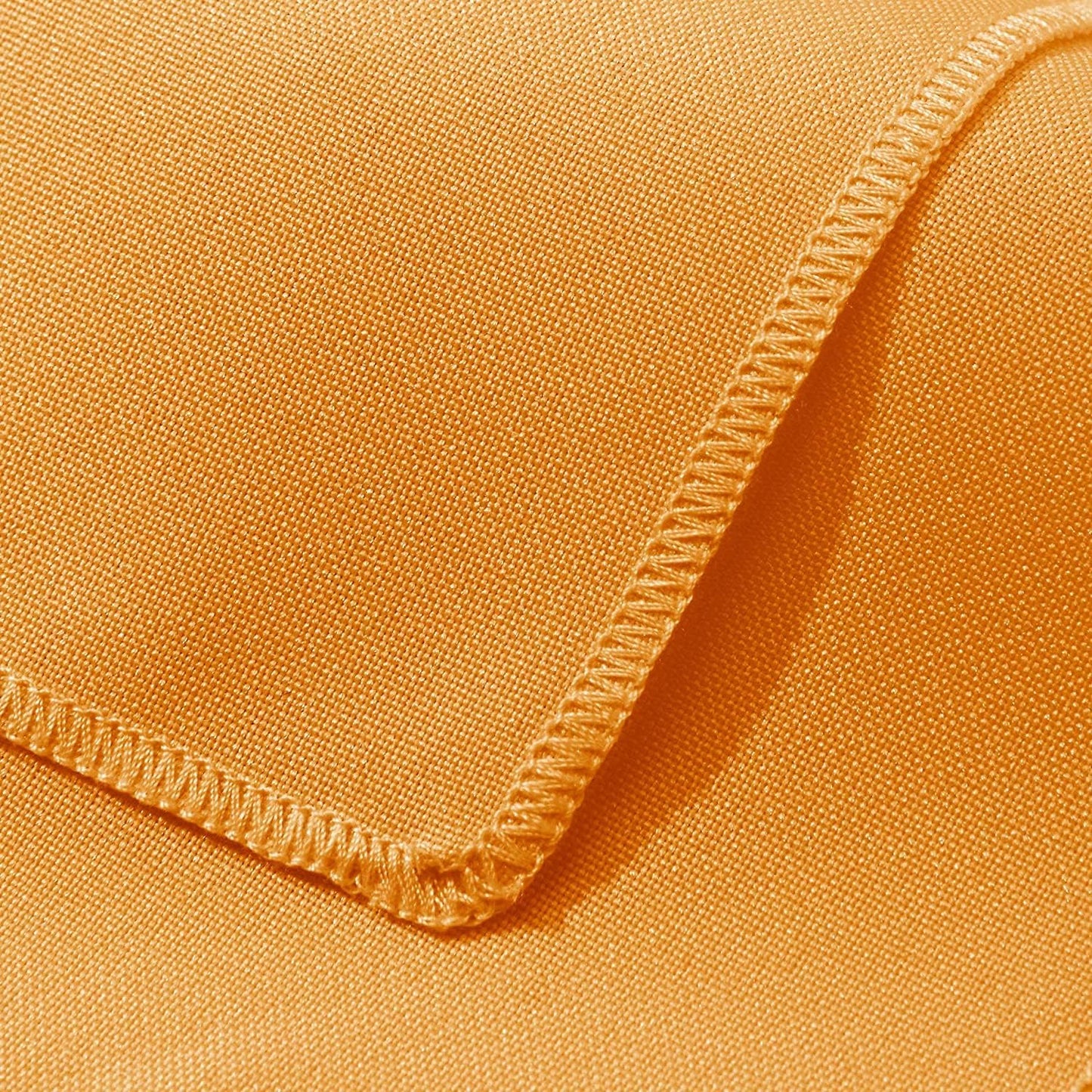 LA Linen 10-Pack Poly Poplin Napkin, Soft Cloth Napkins, Washable Reusable Napkins, Stain and Wrinkle Resistance Table Napkins for Dinner, Wedding, Parties, 18 by 18-Inch, Gold