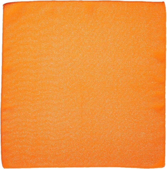 LA Linen 10-Pack Poly Poplin Napkin, Soft Cloth Napkins, Washable Reusable Napkins, Stain and Wrinkle Resistance Table Napkins for Dinner, Wedding, Parties, 18 by 18-Inch, Orange