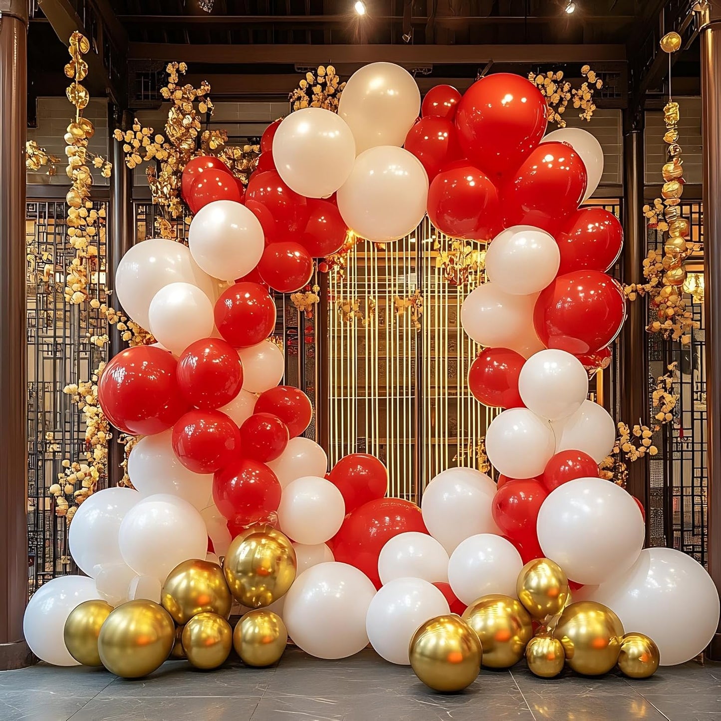 Red Balloons 60 PCS 12 Inch Latex Balloon for Balloon Garland or Balloon Arch as Birthday Party Baby Shower Wedding Christmas Valentine's Day Anniversary Party Decoration