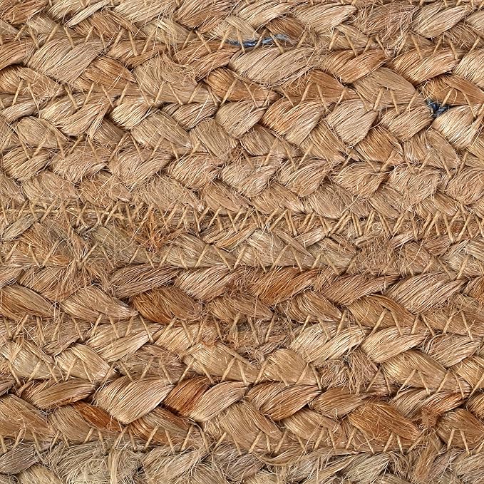 Ramanta Home Jute Braided Natural Burlap Runner 13x36 Inches, Reversible Boho Accent Table Runners for Wedding, Birthday Parties | Farmhouse Rustic Vintage Dinner Table Mat for Indoor & Outdoor Usage