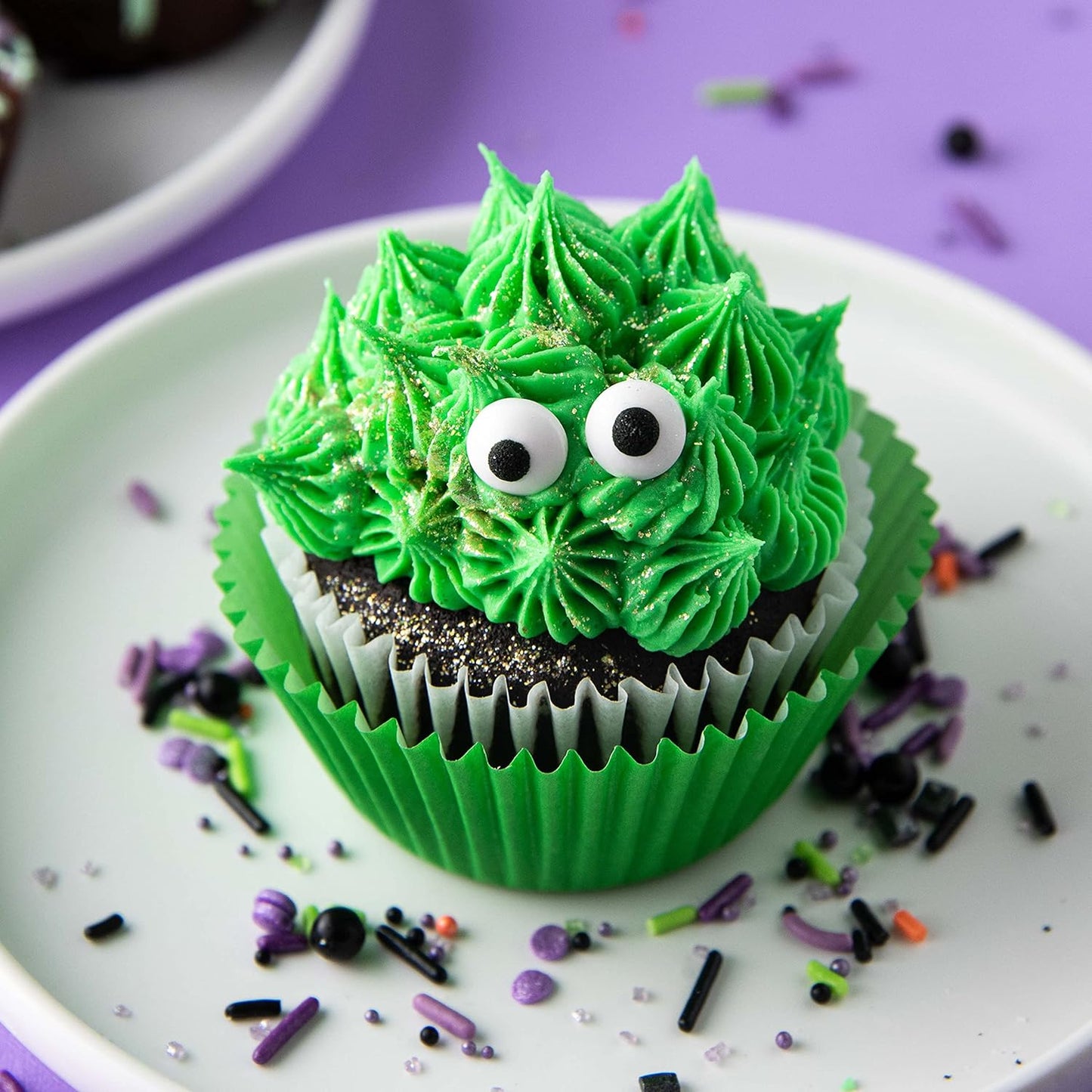 Sweets Indeed Bulk Candy Eyeballs, 300 Edible Eyes, Halloween Sprinkles, Perfect for Cake Decorations, Baking, Ice Cream, Cookies, Cupcake Topper 4.3 ounces