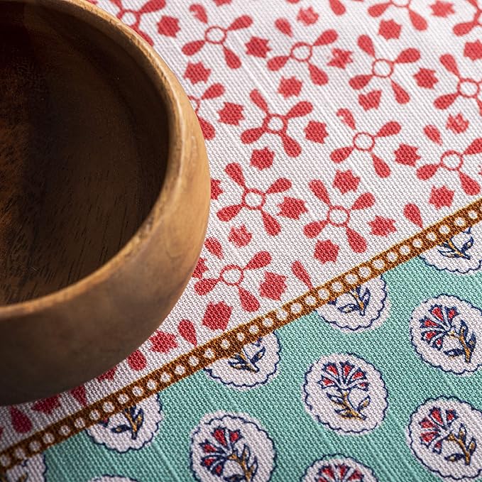 Maison d' Hermine Table Cloth Rectangle Table 100% Cotton 70 x 108 Inches Tablecloth Reusable Decorative for Dining Room Farmhouse Home Valentines Day Decorations Spring Summer - Provence