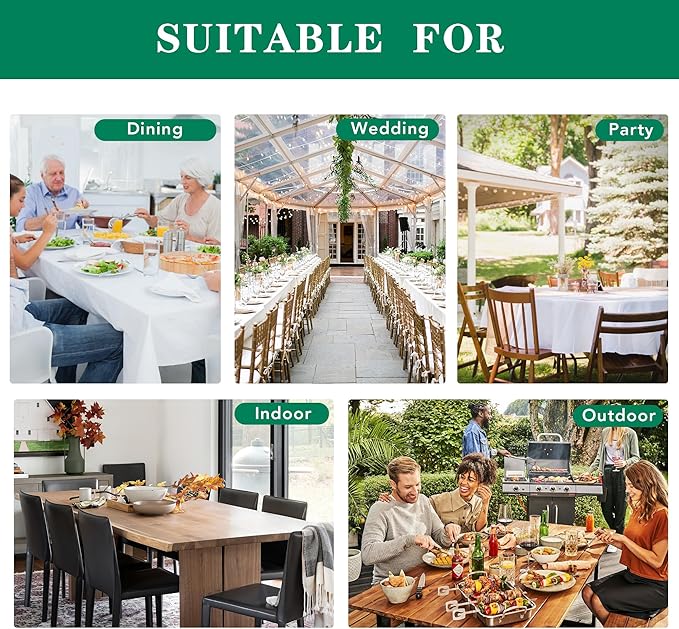 Biscaynebay Textured Fabric Square Tablecloths 60x60 Inches, Navy Water Resistant Table Cloth Small Card Folding Table Covers Linen for Dining, Kitchen, Wedding and Parties etc. Machine Washable
