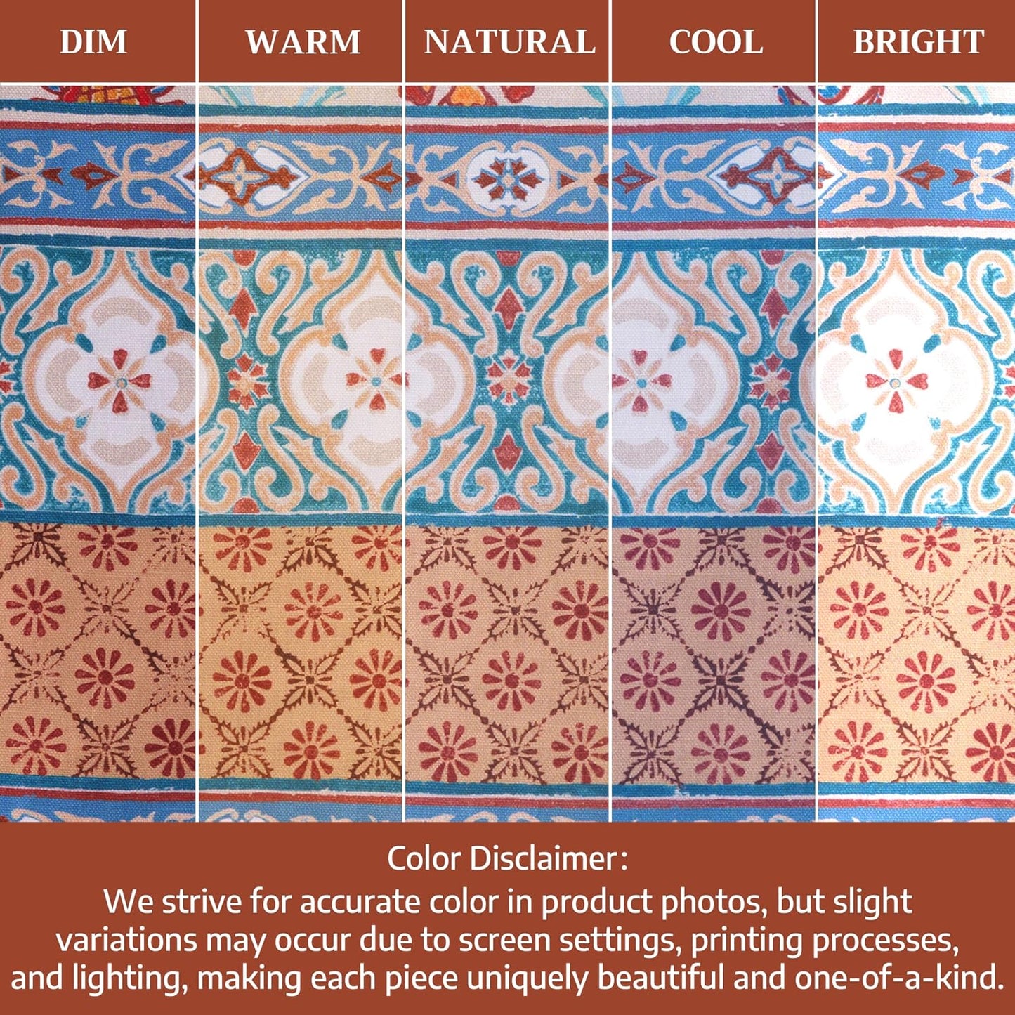 Maison d' Hermine Table Runner 100% Cotton Double Layer Table Runners 108 inches Long for Thanksgiving Christmas Decorations Home Kitchen Dining Party Wedding (Romane, 14.5" x 108")