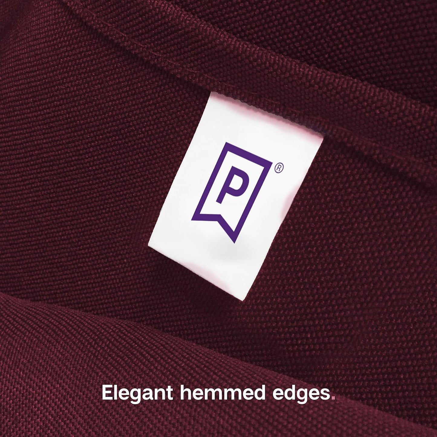 Gee Di Moda Rectangle Tablecloth - 60 x 126 Inch Burgundy Table Cloth for 8 Foot Rectangle Table - Heavy Duty Washable Fabric - for 8 Ft Buffet Table, Holiday Party, Dinner, Wedding & Baby Shower