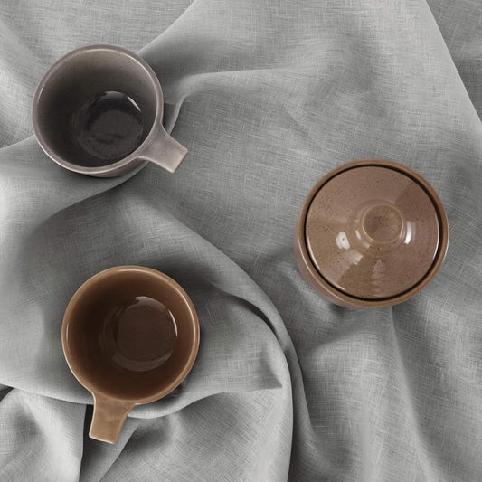 Solino Home Linen Tablecloth 60 x 108 Inch - Classic Hemstitch 100% Pure Linen Soft Grey Table Cloth for Rectangle Tables - Machine Washable Tablecloth for Fall, Autumn, Thanksgiving, Christmas