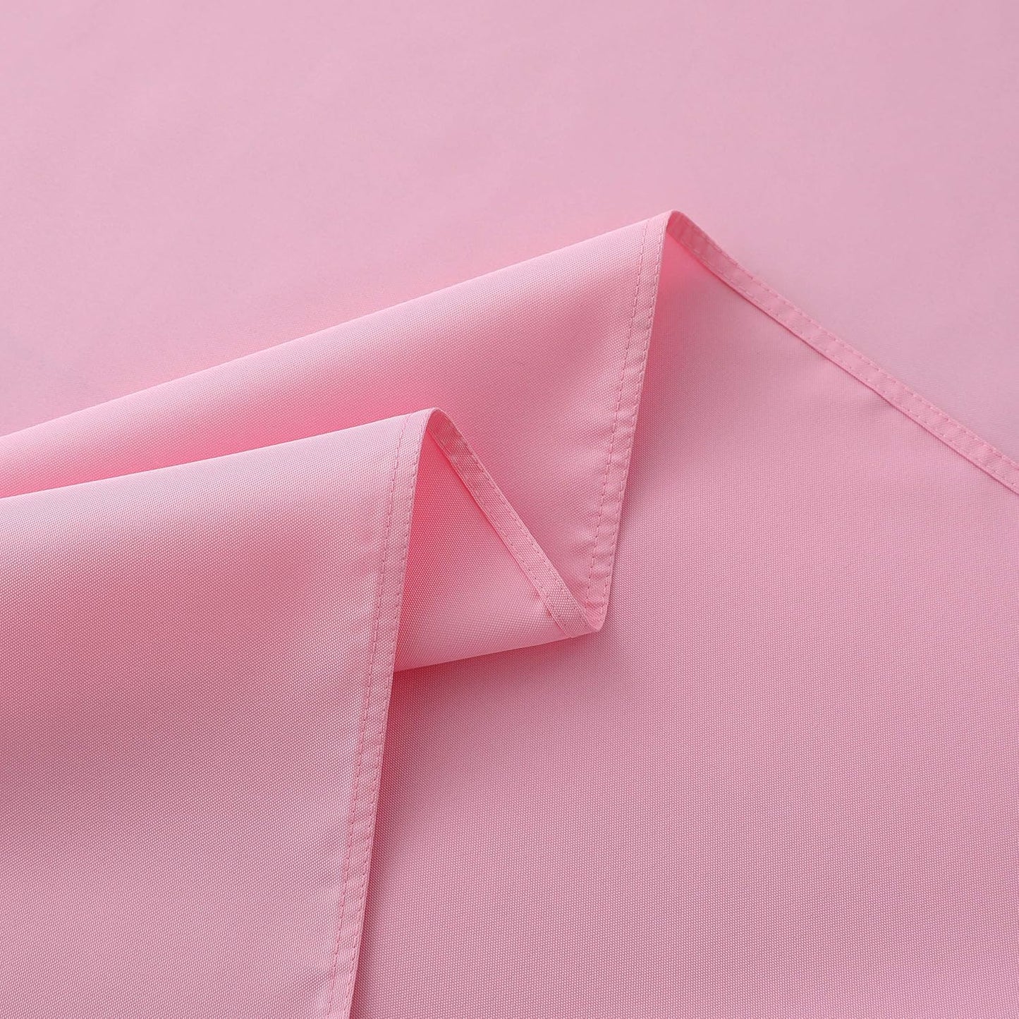 FOLINS&HOME Pink Rectangular Table Cloth in Heavy Duty and Water Resistant Polyester-Wrinkle Free, Spillproof and Washable Tablecloths 60 x 102 inch-Table Cover for Indoor and Outdoor-Oblong/Rectangle