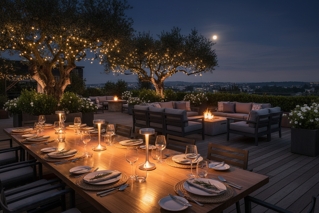 Outdoor Romance: Styling Your Terrace with Waterproof and Wireless Lighting