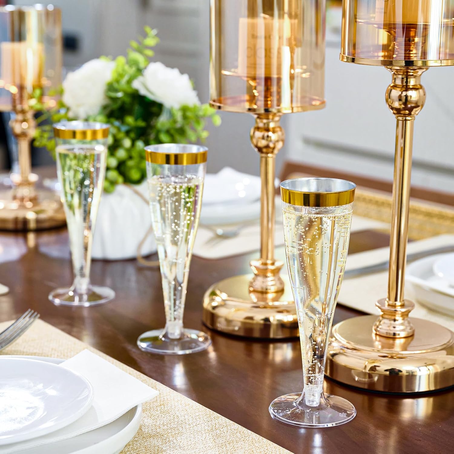 Wine/Champagne Flutes (Plastic)