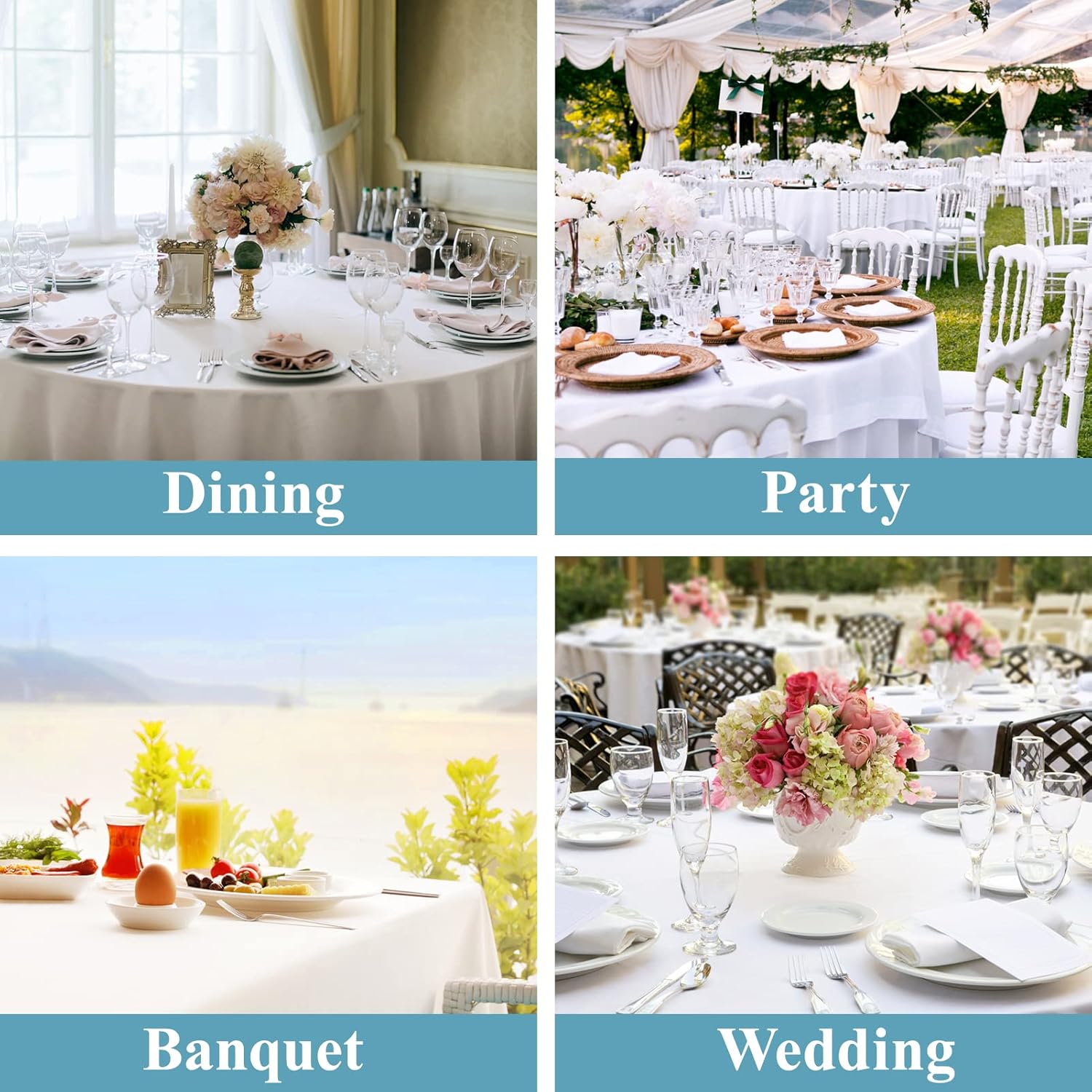 Tablecloths (Rectangular/Round)