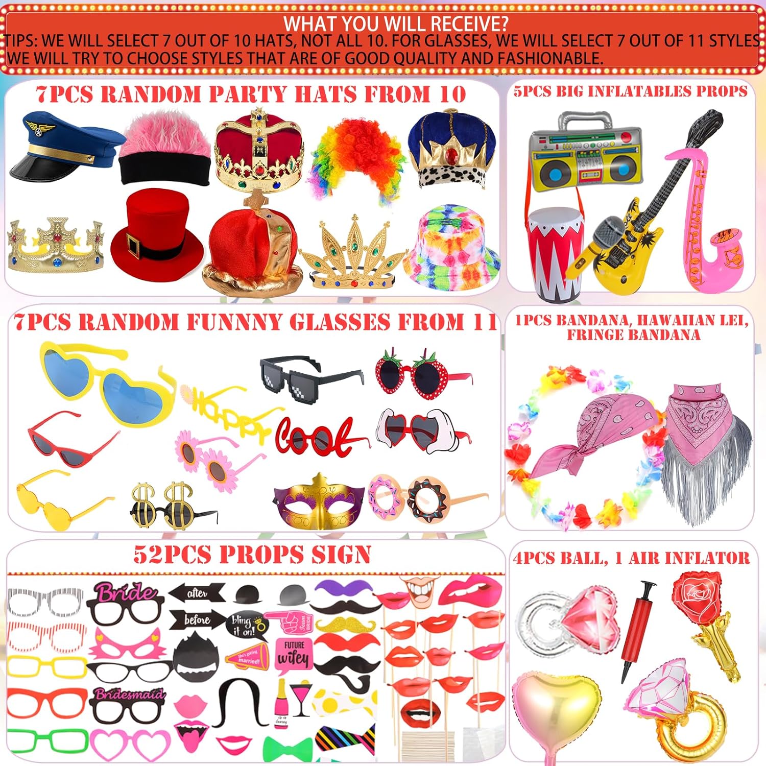 Photo Booth Props(Signs/Mustaches)