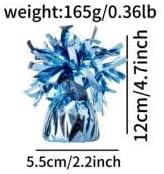 balloon weights are perfect for parties, birthdays, weddings. Each pack includes 6PCS durable weights that easily decorate balloons and elevate any celebration. (Light Blue)