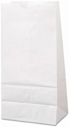 PerfectStix 4lb White Paper lunch bags. Pack of 500 count