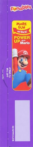 Funables Fruit Snacks, Super Mario Shaped Fruit Flavored Snacks, 0.8 ounce Pouches (Pack of 30)