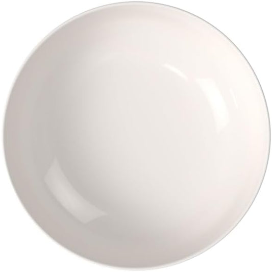 Villeroy & Boch Afina Gourmet Medium Serving Bowl, Premium Porcelain, Made in Germany, Dishwasher and Microwave Safe, 9.5 x 9.5x 3.5 in, Stackable, White