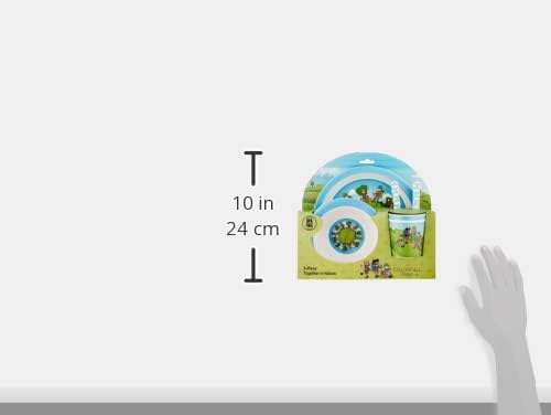 5-Piece Kids Dinnerware Set (5pcs Hikers in Nature Meal Set)