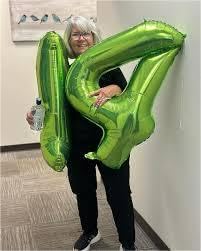 Light Green 4 Balloon, Number Balloons 40 Inch, 4th Birthday Decorations for Girls Four Large Numbers for Party Decor, Number 4 Balloon