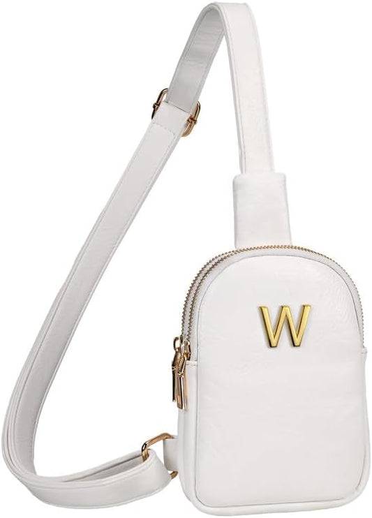 Bachelorette Party Wedding Gifts, Initial Lightweight Crossbody Phone Purse, Mini Shoulder Bag, Birthday Gifts for Women Girls, Cute Trendy Stuff for Besties Friends Bridesmaids Teachers