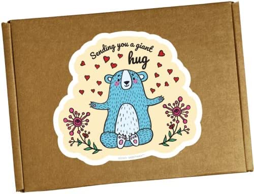 Hangry Kits Sending a Giant Hug For Men And Women - Send-A-Hug Basket Care Package for Men, To A Friend Or Loved One In Hospital, After Surgery Or Sickness. Recovery. Delicious Variety Of Comforting Snacks