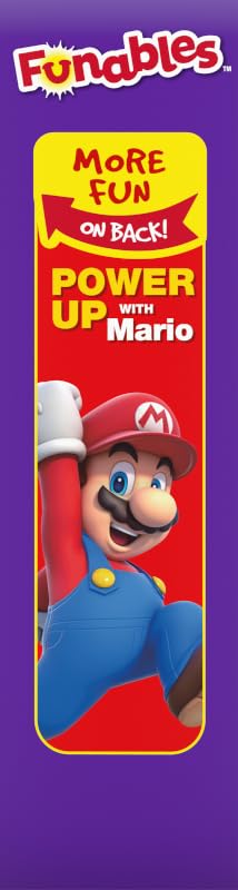 Funables Fruity Snacks, Super Mario, Assorted Fruit, Flavored Snacks, 0.8oz 22 Count