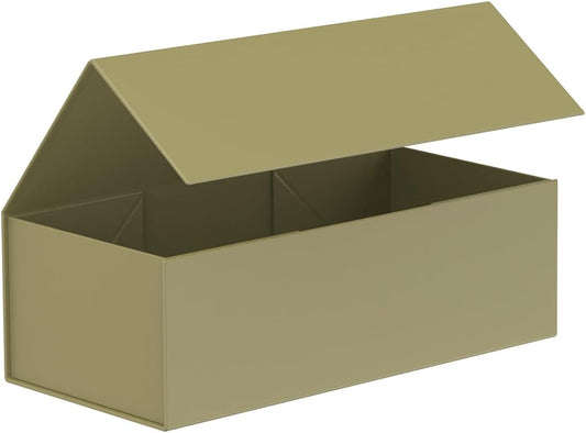 Gift Box 12" x 6" x 4",Large Gift Box with Lid, Gold Boxes for Presents,Birthday,Valentine's Day,Mother's Day,Christmas,Anniversary,Luxury for Gift Packaging