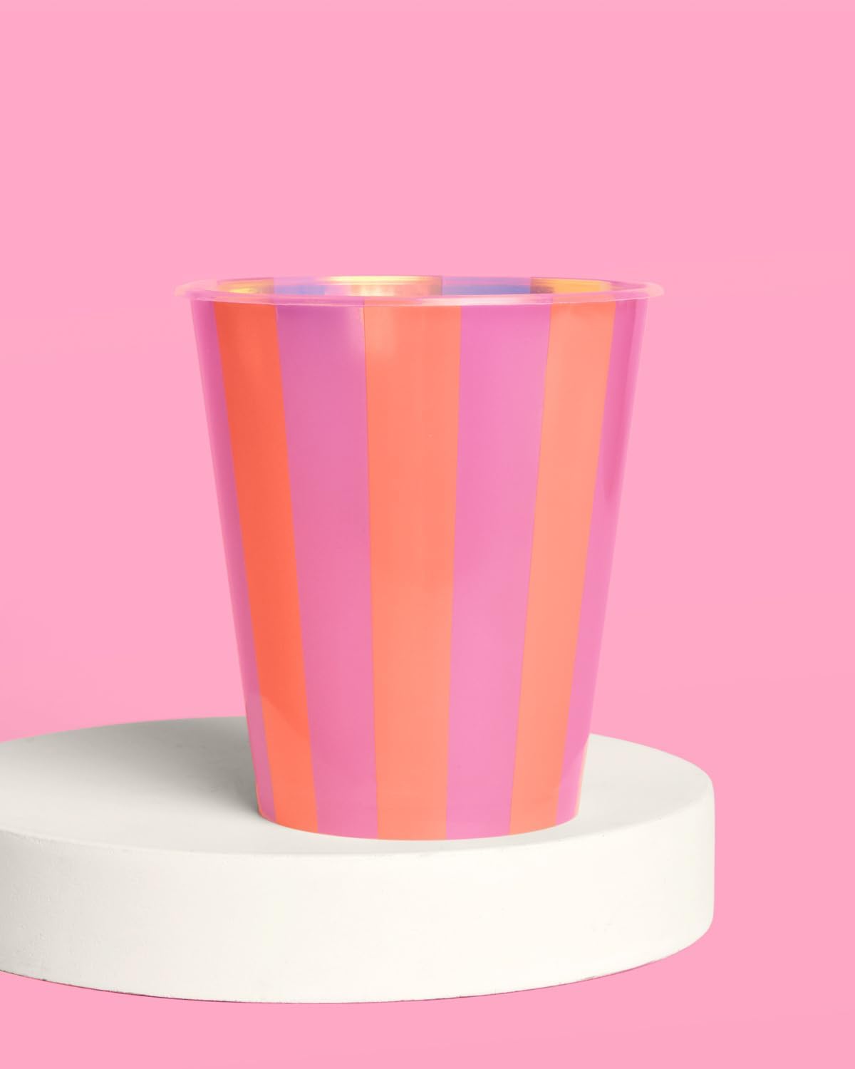 xo, Fetti Pink + Green Pool Party Plastic Cups | 16 pcs 12 oz | Summer Drinkware, Colorful Decorations, Bachelorette Party Drinks, Birthday Supplies