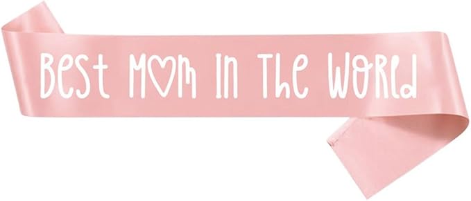 CHUMIRRY Mother's Day, Mom Party Birthday Decorations, Mother’s Day Party Decoration Set | Includes Foil Balloons, Banner, Cupcake Toppers, Sash, & Greeting Card | Perfect for Celebrating Mom