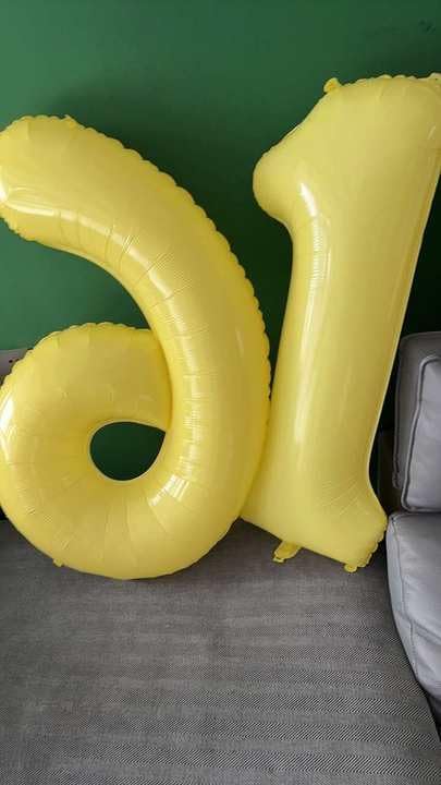 Yellow Number 8 Balloon 40 Inch, 8th Birthday Party Decorations for Children, Giant 8 Foil Balloon for Party Supplies