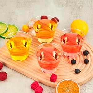 RACETOP 9 oz Clear Plastic Cups 100 packs, Disposable Plastic Party Cups Tumblers, Cocktail Cups, Perfect for Parties, Wedding and Events