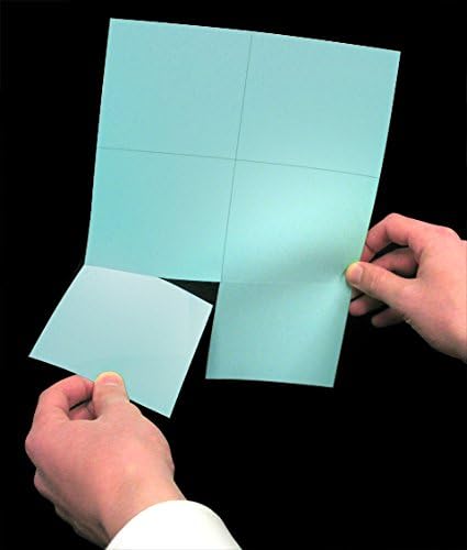 NextDayLabels - Laser Printer Blank Perforated 6 Cards per Page: Registration, Flower Delivery, Inventory Tags, Wedding RSVP, Trip Tickets, Blue (1200 Cards)