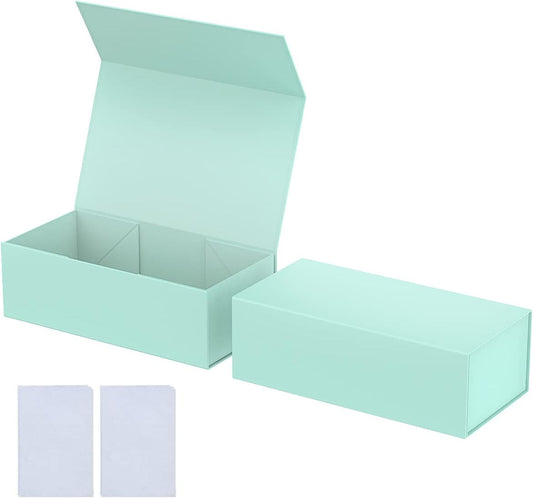Gift Box 12" x 6" x 4",Large Gift Box with Lid, TiffanyBoxes for Presents,Birthday,Valentine's Day,Mother's Day,Christmas,Anniversary,Luxury for Gift Packaging