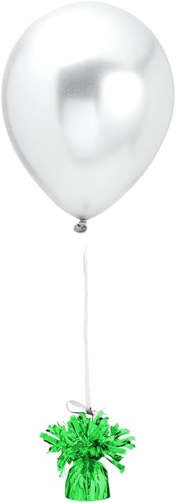 Green Foil Balloon Weight (4.5" x 2.25") 1 Count, Adorable Party Essential For Parties & Events