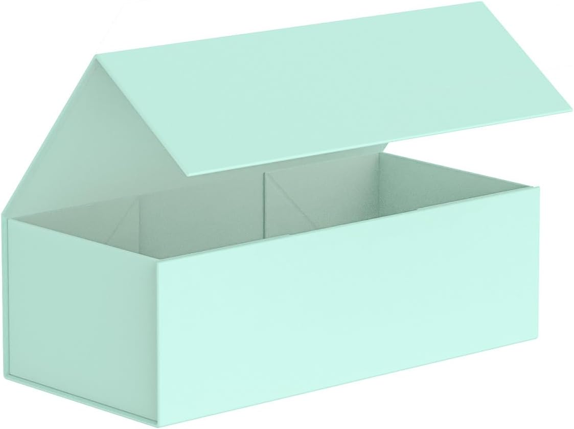 Gift Box 12" x 6" x 4",Large Gift Box with Lid, TiffanyBoxes for Presents,Birthday,Valentine's Day,Mother's Day,Christmas,Anniversary,Luxury for Gift Packaging