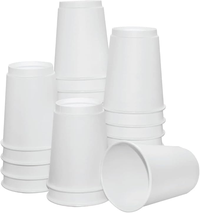 Insulated Paper Cups for Coffee & Tea Made in USA | Recyclable Double Wall Disposable To-Go Cups for Hot Beverages | Sturdy, Food Safe, and Eco-Friendly Hot Cups (12 oz, 500 Count)