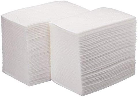 100 Count White Luxury Linen-Feel Paper Towels, Soft And Absorbent Cloth-Like Disposable Napkins For Bathroom, Kitchen, Weddings, Parties, Dinners Or Events – Disposal Hand Towels