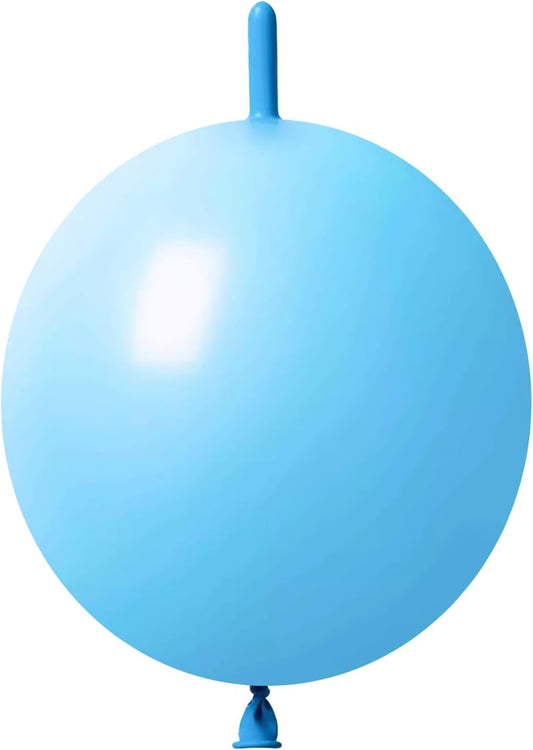 IN JOOYAA Link Balloons 6 Inch 120 Pcs Quick Link Balloons for Wedding Party Festival Birthday Decorations (Light Blue)