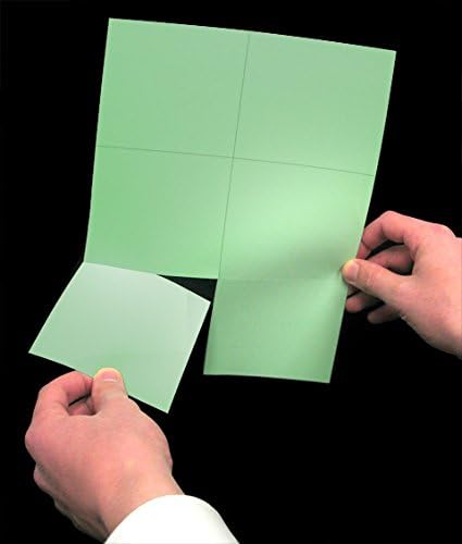 NextDayLabels Laser Perforated Cards - 6 Up per Page, Registration, Delivery Tags, Inventory, RSVP, Tickets (Green, 1200) Cards